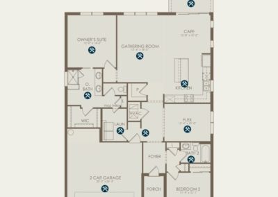 Pulte Prosperity base floorplan