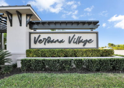 Verdana Village in Estero Entrance Sign
