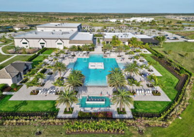 Verdana Village in Estero Amenities Bird's Eye View